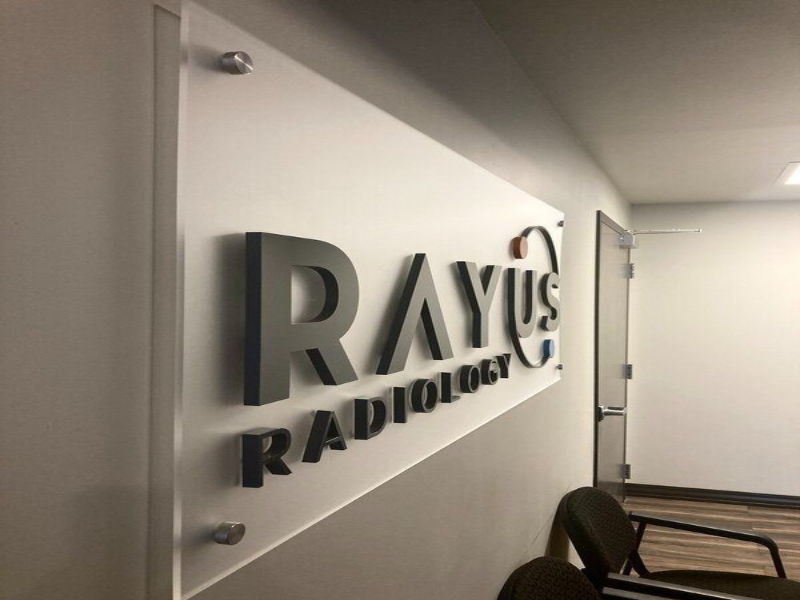 Reception Signage Project 10