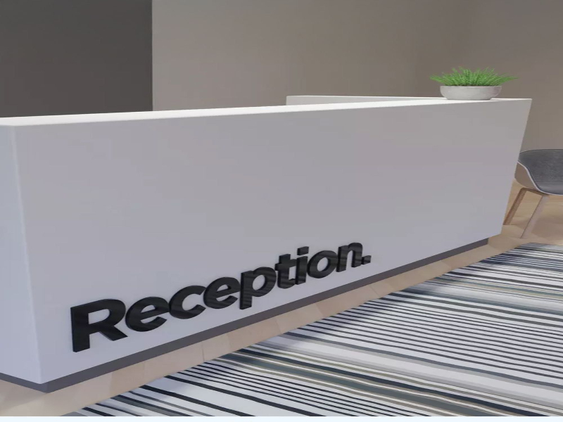 Reception Signage Project 11